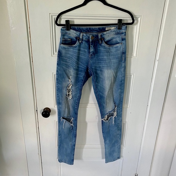 BLANK NYC Distressed Skinny Jeans Shopbop Size 26 - Picture 3 of 8